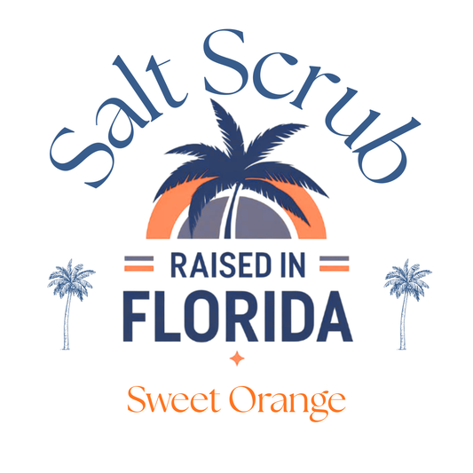 Handcrafted Salt Scrub | Sweet Orange — Free Shipping