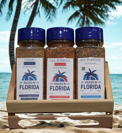 Raised in Florida Signature Seasoning Gift Set I Free Shipping