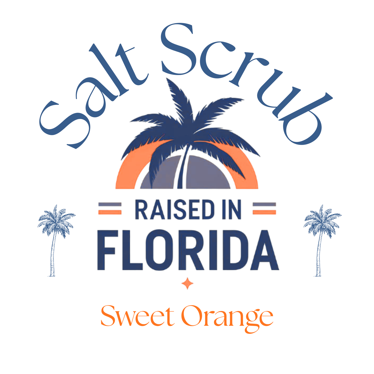Handcrafted Salt Scrub | Sweet Orange — Free Shipping