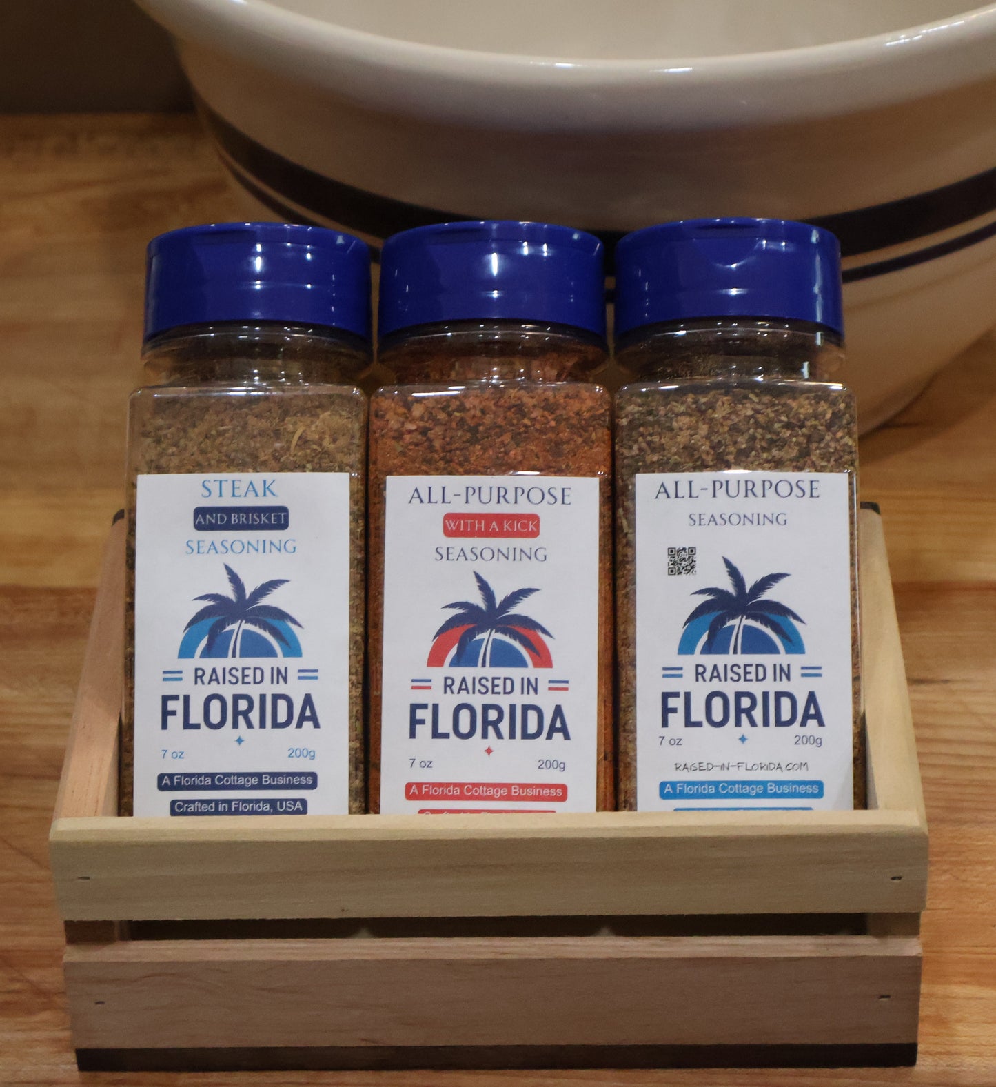 RAISED-IN-FLORIDA ~ SEASONING SAMPLER (21 OZ)