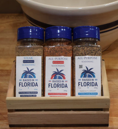 Raised in Florida Signature Seasoning Gift Set I Free Shipping