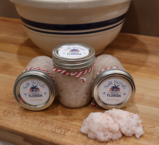 HAND-CRAFTED SALT SCRUB ~ SWEET ORANGE
